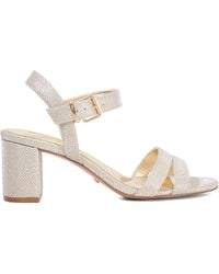 Dune - Wf Merisa Wide-Fit Block-Heel Sandals - Lyst