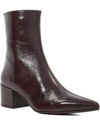 Dune - Pami Block Heel Ankle Boots - Lyst