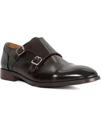 Dune - Satchin 2 Wf Wide Fit Double Buckle Monk Shoe - Lyst