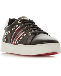 dune black trainers womens