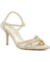 Dune - Marvelous Diamante Detail Heeled Sandal - Lyst