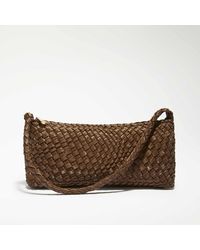 Dune - Deliberating Woven East-West Shoulder Bag - Lyst