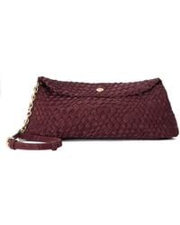 Dune - Encourage Woven Clutch With Cross Body Strap - Lyst