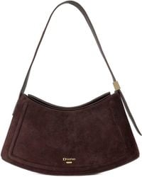Dune - Dependent T Suede Shoulder Bag - Lyst