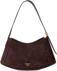 Dune - Dependent T Suede Shoulder Bag - Lyst