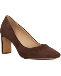 Dune - Arriving High Block Heel Court Shoes - Lyst