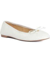 Dune - Helenne Suede Ballet Flats - Lyst