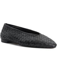 Dune - Henlee Woven Pointed Ballet Flats - Lyst