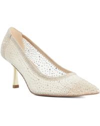 Dune - Brivelle Mesh Embellished Court Shoes - Lyst
