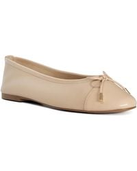 Dune - Haliah Patent Toe Cap Ballet Flats - Lyst