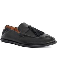Dune - Grounding Suede Round Toe Tassel Loafers - Lyst
