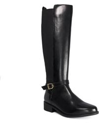 Dune - Tooni Buckle-Detail Knee-High Boots - Lyst