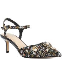 Dune - Cultivating Textured Pointed-Toe Mid-Heel Courts - Lyst