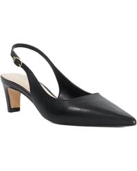 Dune - Connection Mid Height Sling-Back Court Shoes - Lyst