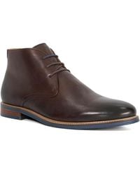 Dune - Millers Round Toe Lace Up Boots - Lyst