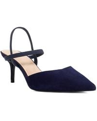 Dune - Wf Classical Wide Fit Pointed Courts With Elasticated Stra - Lyst