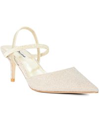 Dune - Wf Classical Wide Fit Pointed Courts With Elasticated Stra - Lyst