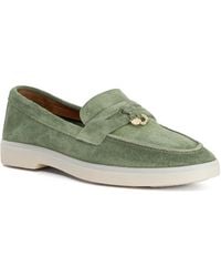 Dune - Grinning Suede Slip On Loafers - Lyst