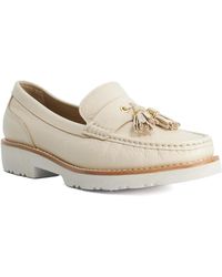 Dune - Wf Gwen Wide Fit Casual Tassel Trim Loafers - Lyst
