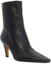 Dune - Overt Leather Heeled Ankle Boots - Lyst