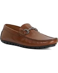 Dune - Brackon Snaffle Trim Suede Loafers - Lyst