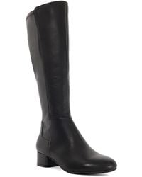 Dune - Wf Tayla Wide Fit Stretch Knee-High Boots - Lyst