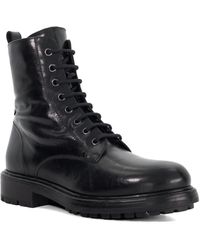 Dune - Patley Leather Lace-Up Ankle Boots - Lyst