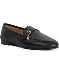 Dune - Greya Leather Charm Detail Loafers - Lyst