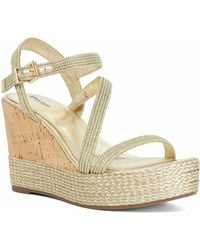 Dune - Koda Cork Wedge Sandals - Lyst