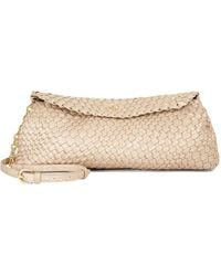 Dune - Encourage Woven Clutch With Cross Body Strap - Lyst