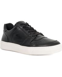 Dune - Tawly Leather Cup Sole Trainers - Lyst