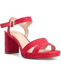 Dune - Manifesting Block Heel Sandals - Lyst