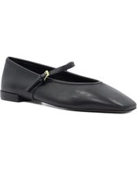 Dune - Hearthrob Leather Pointed Toe Mary Jane Ballet Flats - Lyst