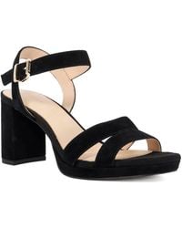 Dune - Manifesting Block Heel Sandals - Lyst