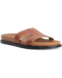 Dune - Loupas Flat Cushioned Sole Sandals - Lyst