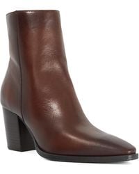 Dune - Papped Heeled Ankle Boots - Lyst
