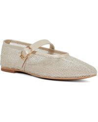 Dune - Headline Leather Woven Mary Jane Ballet Flats - Lyst