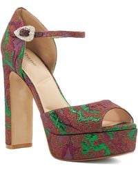 Dune - Myans Block-Heel Platform Sandals - Lyst