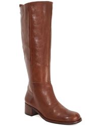 Dune - Turner Leather Knee High Boots - Lyst