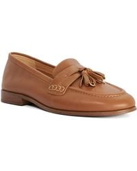 Dune - Giavonni Leather Tassel Trim Loafers - Lyst