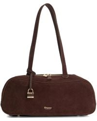 Dune - Day T Suede Long Handle Bowling Bag - Lyst