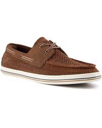 Dune - Burnner Knitted Boat Shoes - Lyst