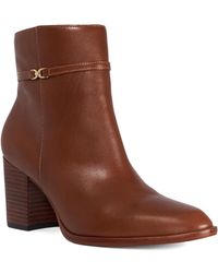 Dune - Pagety Block-Heel Ankle Boots - Lyst