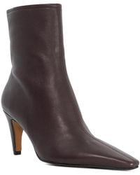 Dune - Overt Leather Heeled Ankle Boots - Lyst