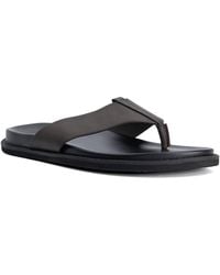 Dune - Irvin Leather Toe Post Sandals - Lyst