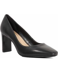 Dune - Arriving High Block Heel Court Shoes - Lyst