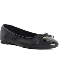 Dune - Wf Hallo Wide Fit Charm-Detail Ballet Shoes - Lyst