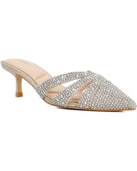 Dune - Calla Cut-Out Heeled Mules - Lyst