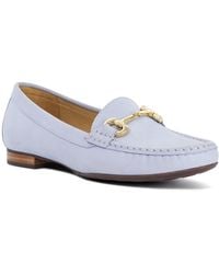 Dune - Glenniee Suede Snaffle Trim Loafers - Lyst