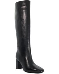 Dune - Salts Heeled Knee-High Boots - Lyst